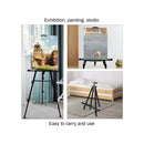 72Inches Double Tier Display Easel Stand | RRFTOK Metal Material Tripod Art Easels Adjustable Easel for Painting Canvases Height from 22-72”