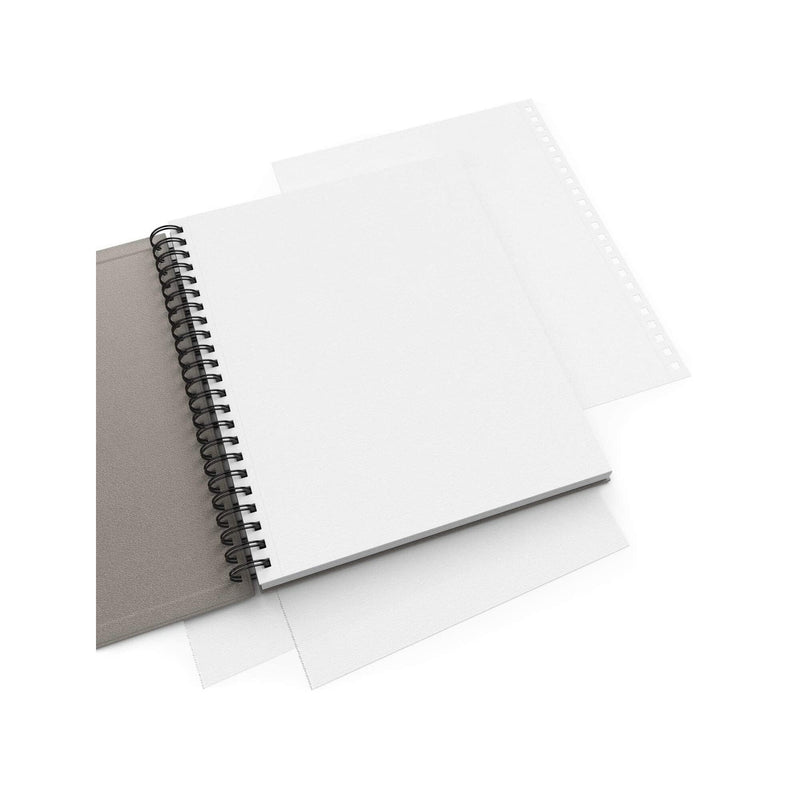 Sketch Book | 9x12-inch | Gray Drawing Pad | 100 Sheets | 68 lb 100 GSM | Hardcover Sketchbook | Spiral-Bound