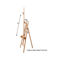 MEEDEN Large Painters Easel Adjustable Solid Beech Wood Artist Easel | Studio Easel