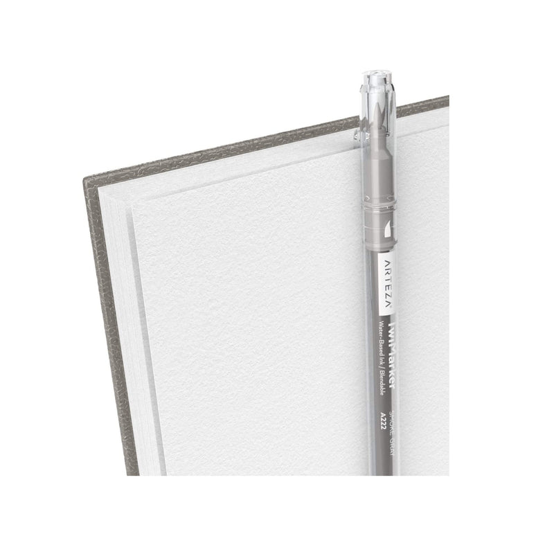 Sketch Book | 9x12-inch | Gray Drawing Pad | 100 Sheets | 68 lb 100 GSM | Hardcover Sketchbook | Spiral-Bound