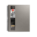 Sketch Book | 9x12-inch | Gray Drawing Pad | 100 Sheets | 68 lb 100 GSM | Hardcover Sketchbook | Spiral-Bound