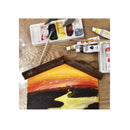 LUCYCAZ Tabletop Easel Set | Easel for Painting Canvases | Painting Easel Kits