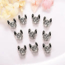 10 Pcs 3D Metal Animal Dog Charm | Cute Nail Accessories For Women Girls | Nail Decoration Jewelry Making Crafts