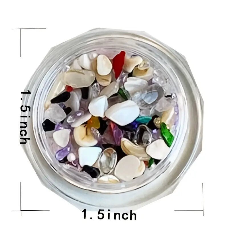 Nail Art Sequins Rectangle Flakes Glitter For Nails Decoration Bright