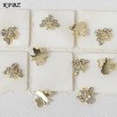 3D Metal Bee Shape Charm | Cute Glitter Nail Accessories For Women Girls | Nail Decoration Jewelry Making Crafts