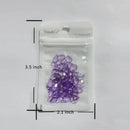 3D Aurora Nail Gems | Artificial Flatback Rhinestones Charms For Nails | Nail Art Decoration For Women Home DIY And Salon (Purple)