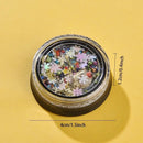 Christmas 3D Nail Art Rhinestones Studs Charms Kit | Deer Sweetheart Tree Mixed-style Nail Art Decoration