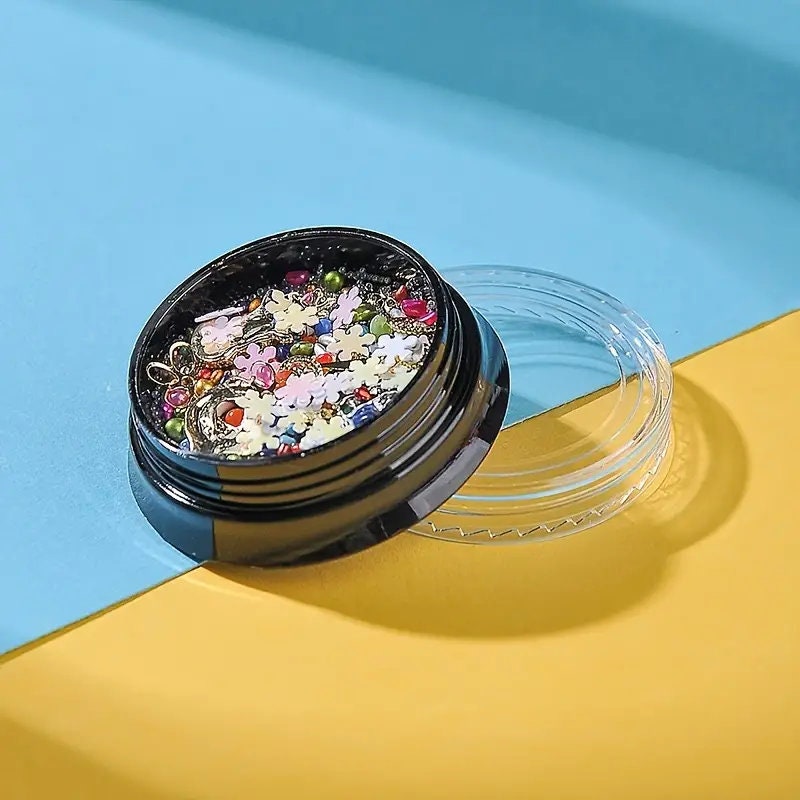 Christmas 3D Nail Art Rhinestones Studs Charms Kit | Deer Sweetheart Tree Mixed-style Nail Art Decoration
