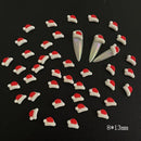 New In Nail Ornament Cartoon Christmas Mini Small 3D Christmas Nail Decoration Nail Accessories