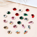 120 Pcs Nail Charms 3D Gems Rhinestones Nails Strass Nail Art Decorations Glitter Stone Accessories