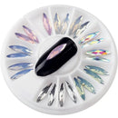 3D Acrylic Nail Art Tips Decoration Crystal Rhinestone Pearl Alloy Gem Wheel