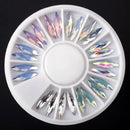 3D Acrylic Nail Art Tips Decoration Crystal Rhinestone Pearl Alloy Gem Wheel