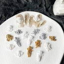 3D Nail Charms Cupid Golden Silvery Nail Jewels Nail Decoration For Valentine's Day | Nail Artificial Rhinestones CrystalCharms