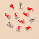 10 Pcs Nail Charms 3D Red Christmas Riding Hood Nail Art Charms Alloy Gems For Nails DIY Art Decorations Supplies