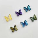 3D Butterfly Charms For Nails Gold Nail Charms Nail Rhinestones Gems Alloy Nail Jewels Nail Butterfly Design Nail Decoration