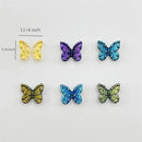 3D Butterfly Charms For Nails Gold Nail Charms Nail Rhinestones Gems Alloy Nail Jewels Nail Butterfly Design Nail Decoration