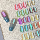 10 Pcs 3D Aurora Nail Gems | Artificial Flatback Rhinestones Charms For Nails | Light Change Glass Nail Art Charms | Nail Art Decoration