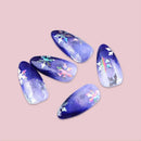 Christmas Snowflake Nail Glitter Sequins Charms 3D Holographic Mermaid White Snowflakes DIY Design Nail Art Decorations Supplies