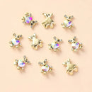 10 Pcs Nail Charms 3D Bear Nail Art Charms Alloy Gems For Nails DIY Art Decorations Supplies