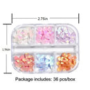 Bow Nail Charms For Acrylic Nails 3D Art Nail Charms Aurora Bow Nail Decoration Sticker Resin Manicure Jewelry Large Size Bow