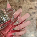 3D Nail Art Rhinestones | Peach Heart Nail Charms 3D Nail Charm Nail Art Gem Nail Gems For Women Girls Crafts Nail Decorations Manicure