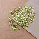 50 Pcs Aurora Green 3D Nail Nail Charms Irregular Broken Glass Nail Gems For Nail Art Decoration