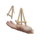 Mayitr 10pcs Mini Wooden Artist Easel Triangle Cards Stand Display Wedding