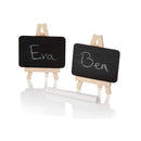 Mayitr 10pcs Mini Wooden Artist Easel Triangle Cards Stand Display Wedding