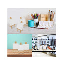 U.S. Art Supply 5" Mini Natural Wood Display Easel (Pack of 24) | A-Frame Artist Painting Party Tripod Easel