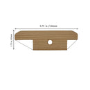 Creative Hobbies Wood and Wire Bevel Cutter Clay Trimming Tool for Pottery | Ceramics and Sculpting