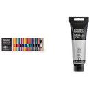 Liquitex BASICS Acrylic Paint 48 Tube Set | 22 Ml And Acrylic Paint BASICS | 4 Oz Tube | Silver
