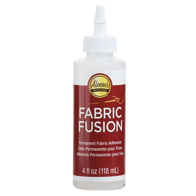 Aleene's 23473 Fabric Fusion Permanent Fabric Adhesive | Clear | 4oz
