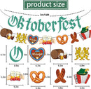 Oktoberfest Decorations | Oktoberfest Decorations Party | Oktoberfest Props Includes Photo Booth Props ,Banner Garland, Balloons