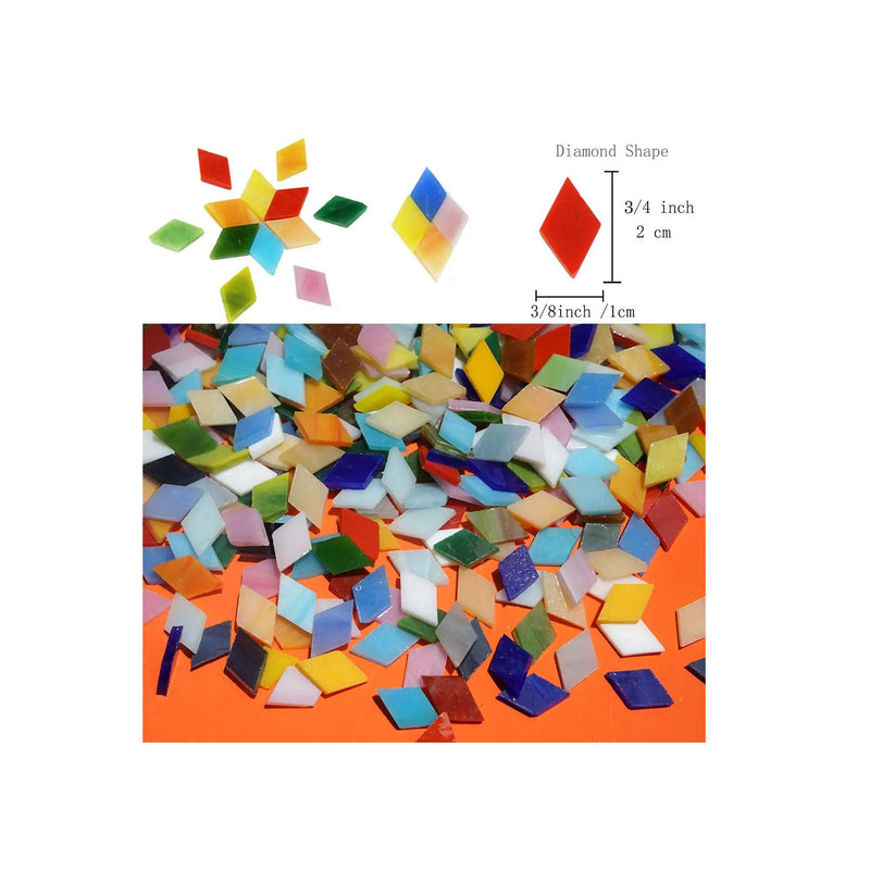 Lanyani 1050 Tile Pieces | Mixed Shapes Glass Mosaic