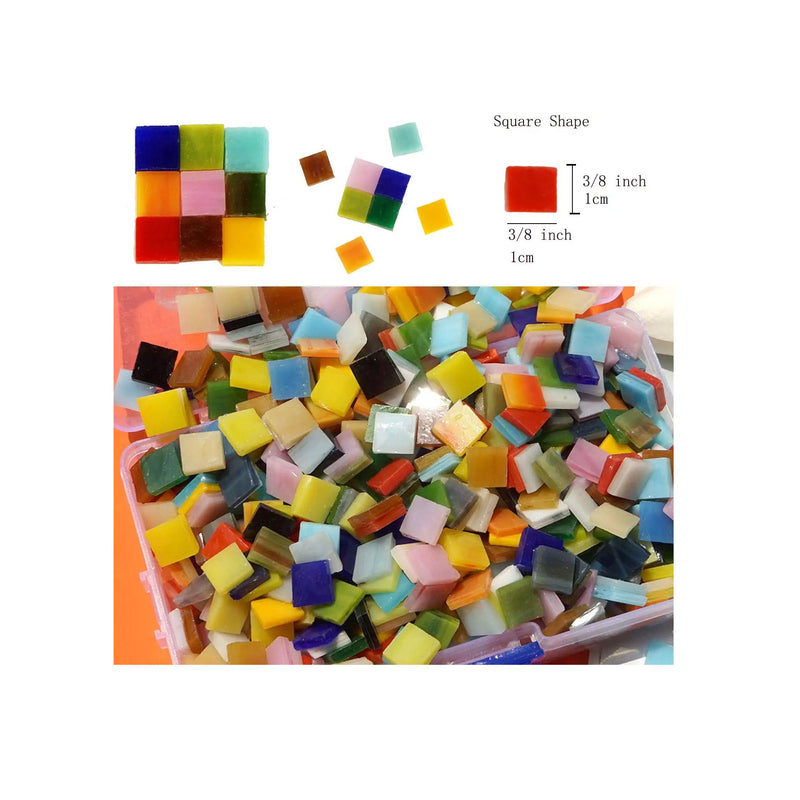 Lanyani 1050 Tile Pieces | Mixed Shapes Glass Mosaic