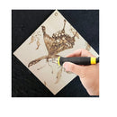 Toolly 110V 60W Professional Wood Burning Kit | Pyrography Machine with 2 Woodburners for Wood Burning