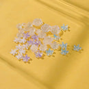 6 Grids 3D Cherry Blossom Nail Art Rhinestone Decoration Nail Charm Flatback Nails Accessories Tool For Women Girls DIY Nail