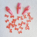 Nail Bows Nail Decals | 3D Resin Glitter Nail Art Bowknots | For DIY Nail Art Decorations Accessories For Women Girls Gifts