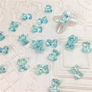 60 Pcs Nail Art Bear Accessories | Nail Decorations 3D Self-Adhesive Nail Decals