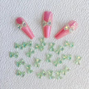 Nail Bows Nail Decals | 3D Resin Glitter Nail Art Bowknots | For DIY Nail Art Decorations Accessories For Women Girls Gifts