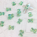 60 Pcs Nail Art Bear Accessories | Nail Decorations 3D Self-Adhesive Nail Decals