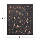 Nail Art Stickers Golden Rose Silver 3D Hollow Decals Mixed Irregular Designs Self Adhesive Fish Bone Nail Tips Decorations Salon