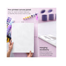 Paint by Number for Adults | 12x16 Inches | 25 Pieces | Butterfly Paint by Numbers Kit