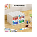 ARTDOT Storage Containers for Diamond Painting | 4 Pack Stackable Craft Storage Organizers 140 Slots Individual Containers