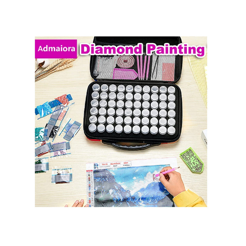  HOHOTIME Diamond Painting Storage Containers,60 Slots Diamond  Painting Accessories Kits with Tools for Diamond Art Craft Jewelry Beads  Organizer,Diamond Art Storage for DIY Art Craft