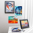 Acrylic Paper Pads (Set of 2) | 12 Acrylic Sheets 9x12 inch | 400gsm - Acid-Free Painting Paper | Easy Removable Pages