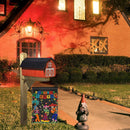 Allenjoy Day of the Dead Garden Flag for Outside Vertical Mexican Fiesta Dia DE Los Muertos Banner House Lawn Banners Yard  12x18"