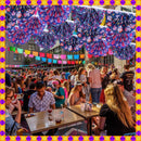 6 Pieces Halloween Bunting Flag Day of The Dead Bunting Flag Pleated Fan Flag 1.5 x 3 Feet Flag Bunting for Porch Yard Hanging Bunting