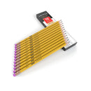 2 HB Wood Cased Graphite School Pencils | Pack of 12 | Bulk | Pre-Sharpened