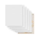 Stretched Canvas | Pack of 6 | 24 x 30 Inches | Blank White Canvases | 100% Cotton | 8 oz Gesso-Primed